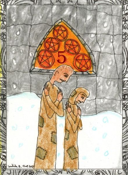 Five of Pentacles