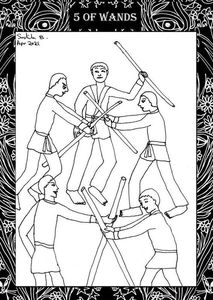 Five of Wands