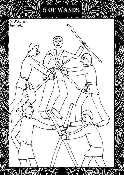 Five of Wands