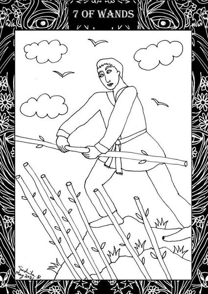 Seven of Wands