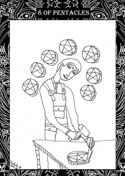 Eight of Pentacles