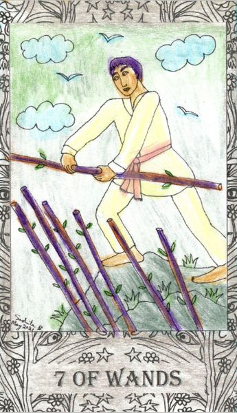 Seven of Wands