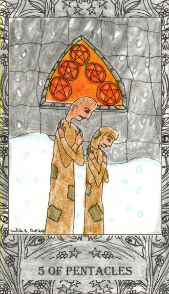 Five of Pentacles