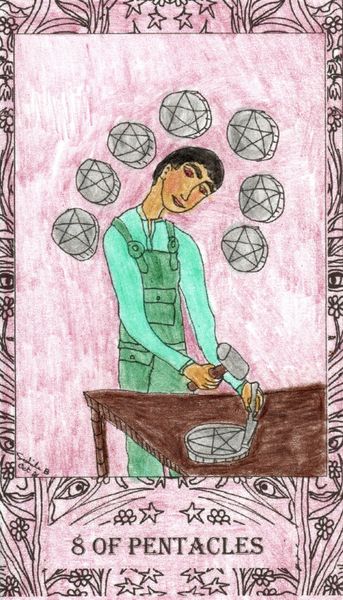 Eight of Pentacles