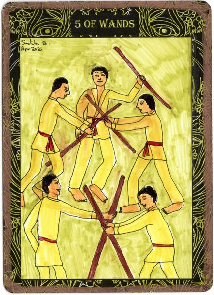 Five of Wands