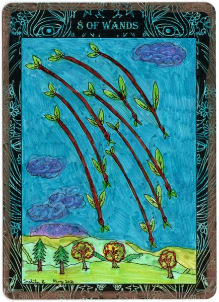 Eight of Wands