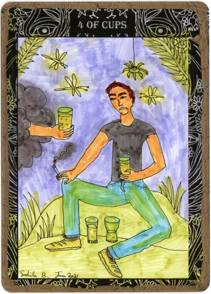 Four of Cups