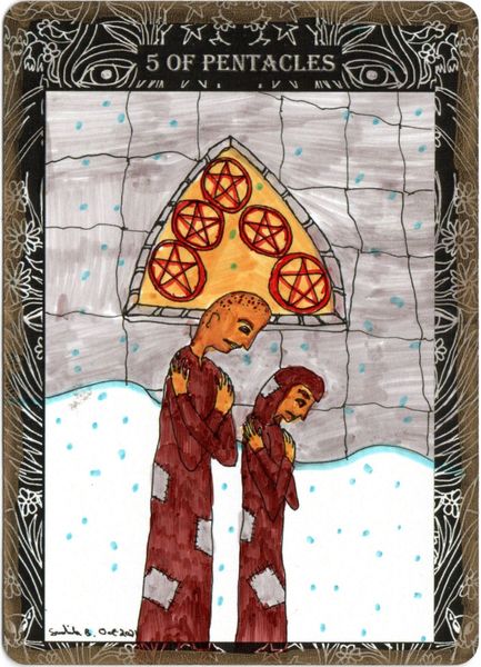 Five of Pentacles