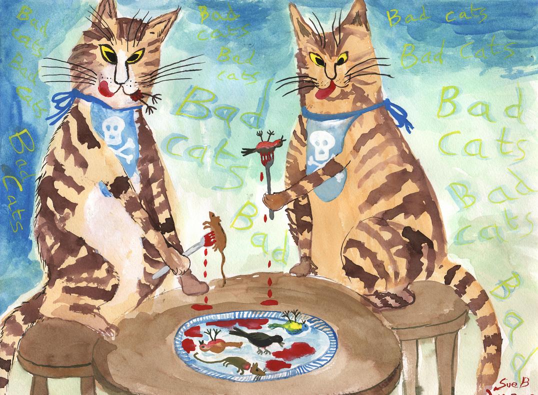Bad Cats by Sushila Burgess
