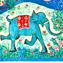 Pictures of elephants and more. By Sushila Burgess.