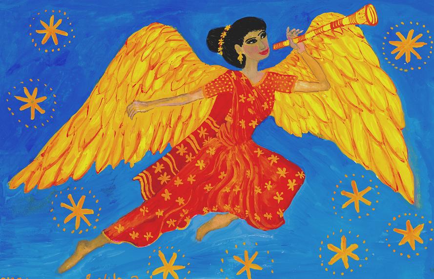 Indian Angel Messenger by Sushila Burgess