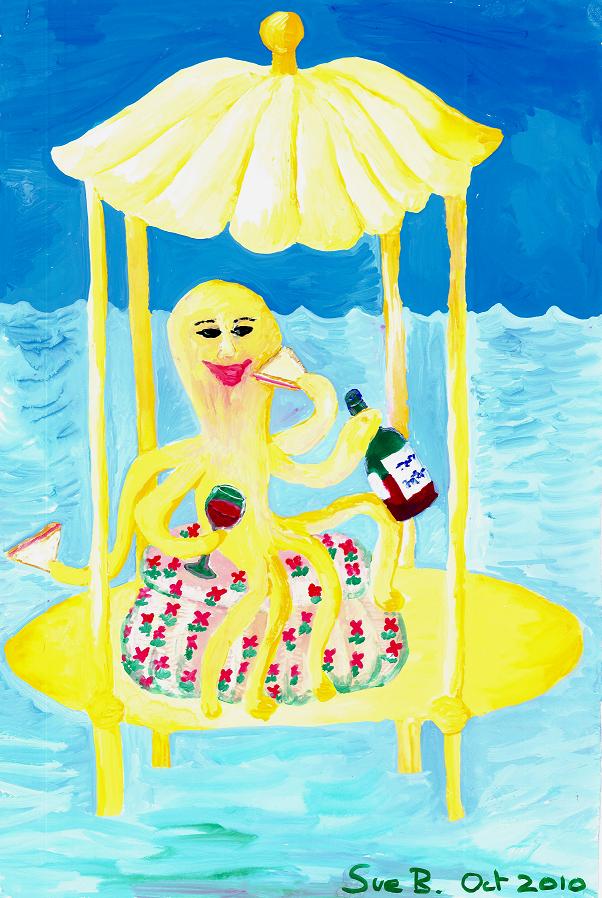 An Octopus's Summerhouse by Sushila Burgess