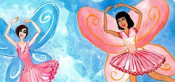 Duck Meets Fairy Ballet Class by Sushila Burgess