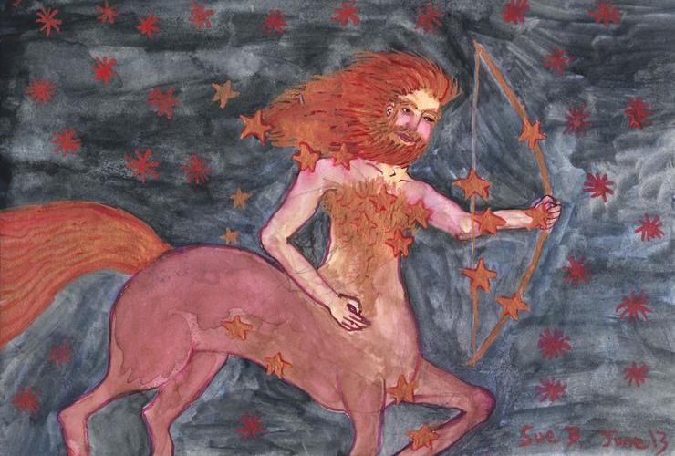 Star Sign Sagittarius by Sushila Burgess