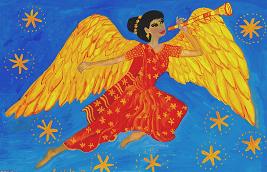 Indian Angel Messenger by Sushila Burgess