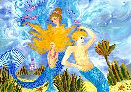 Mer Mum and Comb by Sushila Burgess