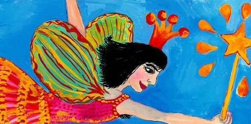 Toadstool Fairy Flies Again by Sushila Burgess
