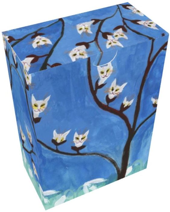 Box for Kitty Willows poker size deck