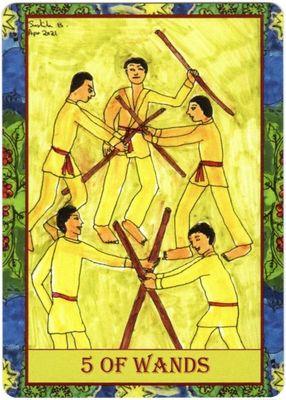 Five of Wands