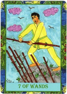 Seven of Wands
