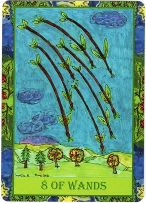 Eight of Wands